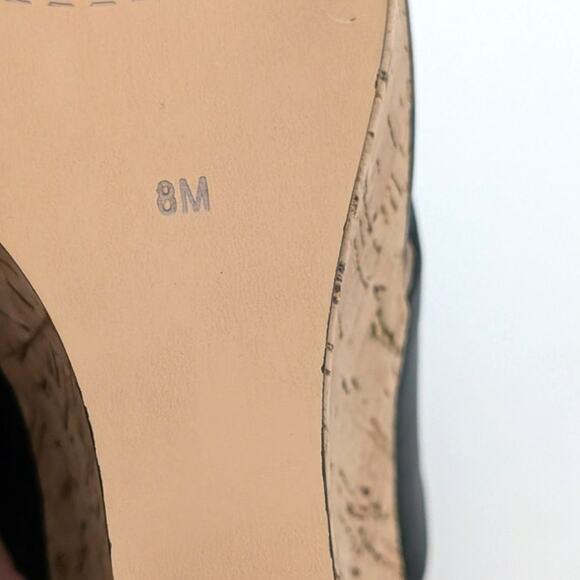 Charles By Charles David Black Wedge Sandals - Picture 9 of 12